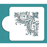 SINGLE EDGE DAMASK PATTERN STENCIL